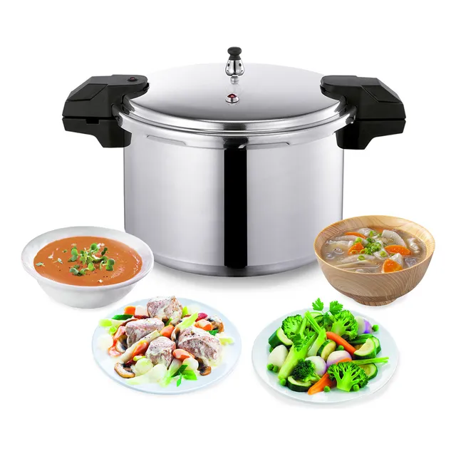 Olla de presión YL307LA10 de aluminio 16 L color gris T-Fal