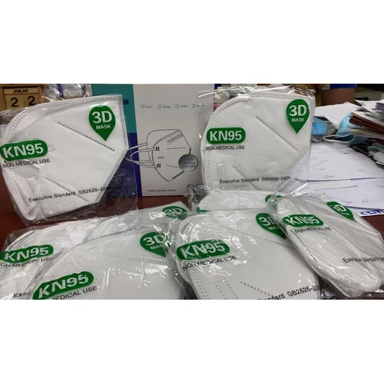 Mascarilla Kn95 Blanca Sin Válvula 