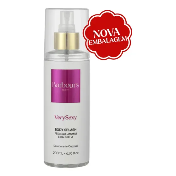 Body Splash Barbour’s Beauty Very Sexy Feminino 200ml Floral Gourmand