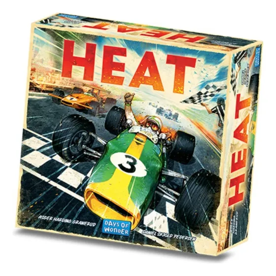 Juego De Mesa Heat En Español Carreras Velocidad Asmodee