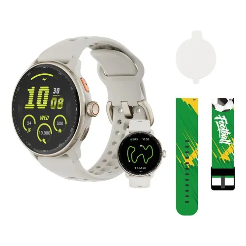 Relógio Smartwatch Garmin Forerunner 255s Music - Branco Cor Da