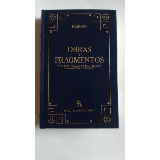 Hesíodo Obras Y Fragmentos Bb Gredos 2000 / Intro P Giménez