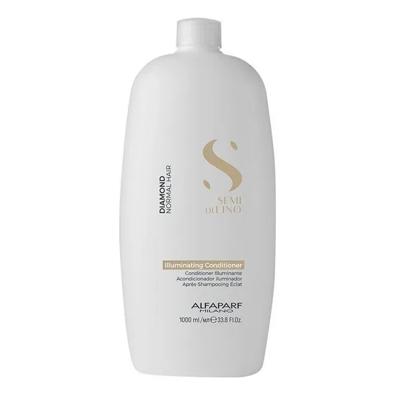 Acondicionador Diamond Alfaparf Semi Di Lino 1l Brillo Extre