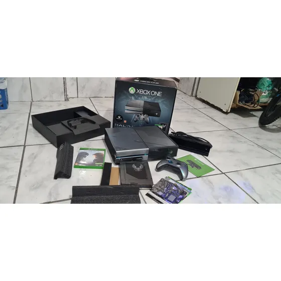 Xbox One 1 Tb Edição Edition Halo5 Completo