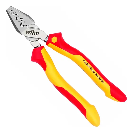 Alicate Crimpador 7'' Prensa Terminal Wiha - 32841