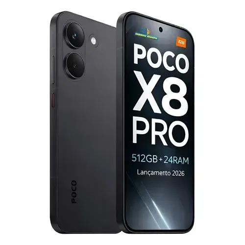 Celular Xiaomi Poco X6 Pro 5g 512gb 12gb + Exclusivo! Cor Preto