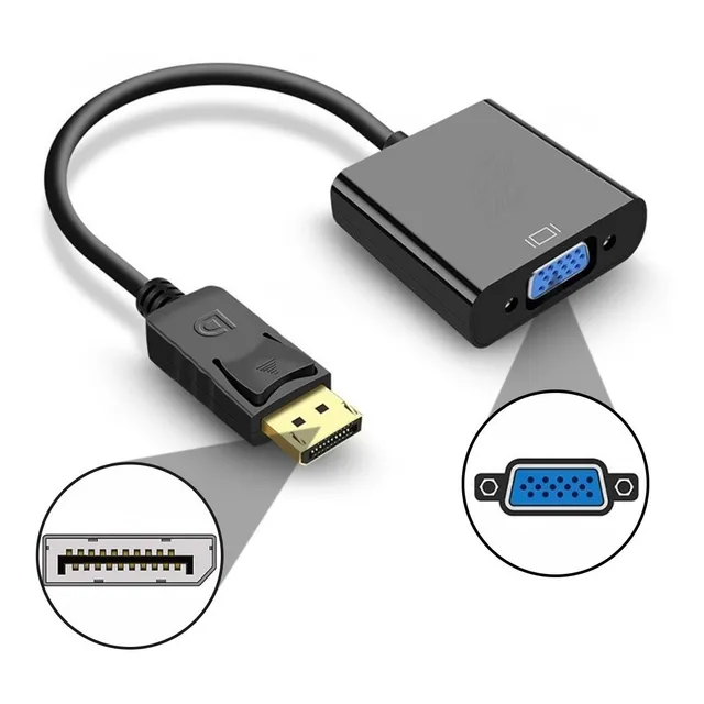 Cable adaptador de convertidor de vídeo analógico Displayport P/ Vga