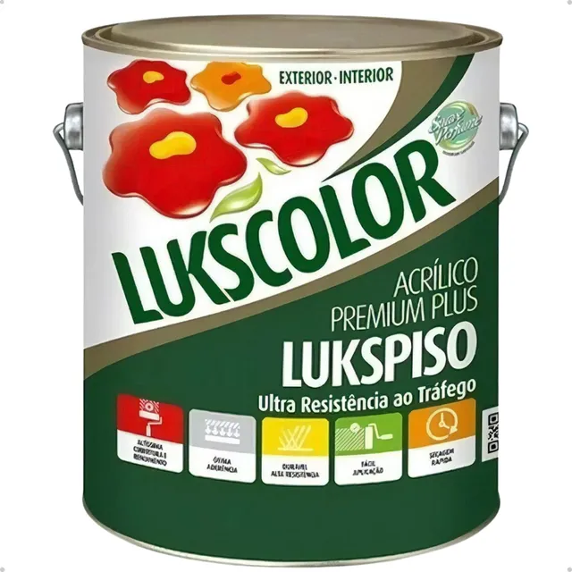 Tinta Piso Premium 3,6l Quadras Garagens Calçadas - Cores