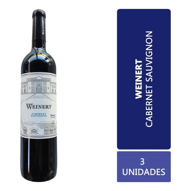 Vino Weinert Cabernet Sauvignon Cosecha Especial 2011 X 3