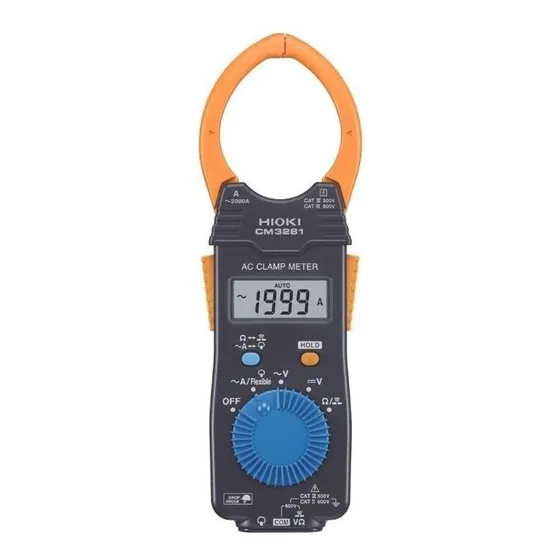 Alicate Amperímetro 2000a Ac Cm3281 Hioki