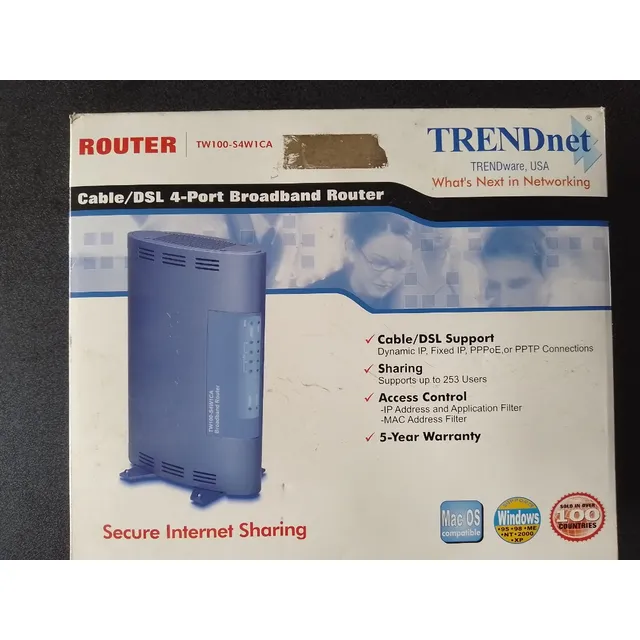 Router Trendnet Tw100 Cable/dsl