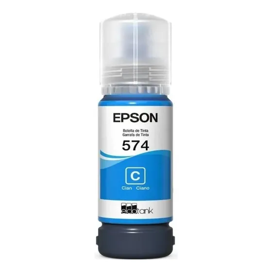 Botella De Tinta Epson T574220-al Cian 70ml