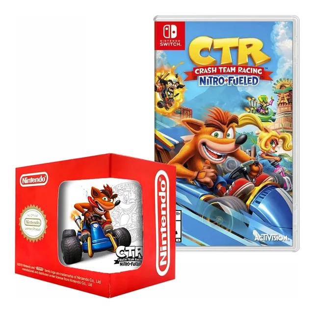 Crash Team Racing Nitro Fueled Nintendo Switch Y Taza