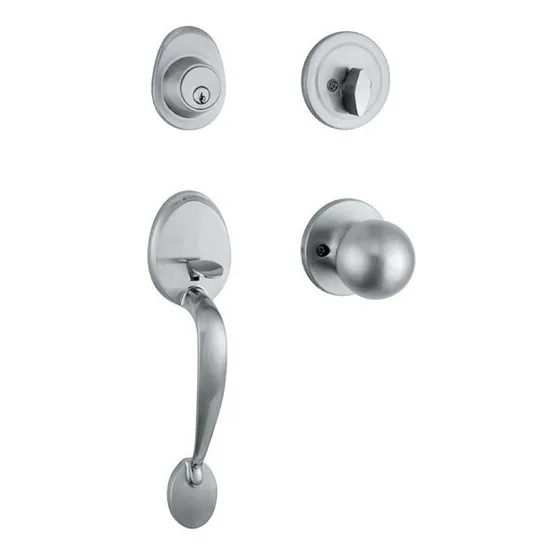 Cerradura Residencial Clasica Brushed Bari