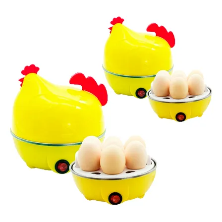2 Máquina Hervidor Cocedor Huevos Vapor Gallina