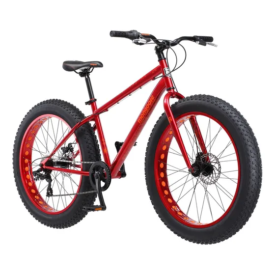 Bicicleta Mongoose Aztec 26 Ruedas 4 Neumáticos Rojo
