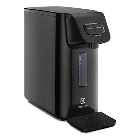 Purificador de Água Gelada Fria e Natural PE15P Electrolux Compacto Eletronico Placa Filtro refil 6 meses ou 3000l Bivolt - preto