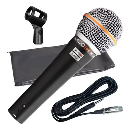 Microfone Com Fio Electro Voice Pl80a Preto | Frete grátis
