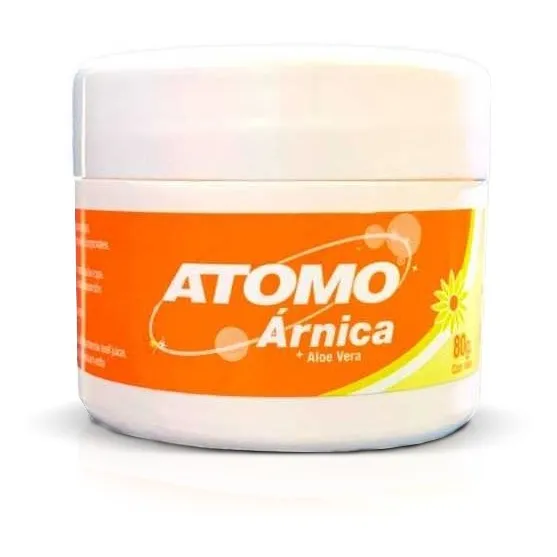 Atomo Arnica Gel Alivio Dolor Masajes Pote 80g