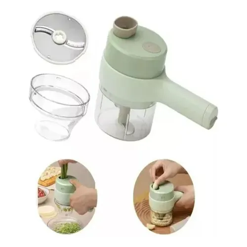 Cortador eléctrico de verduras, picador de ajo