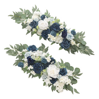 2 Piezas De Flores Artificiales Hechas A Mano, Guirnalda 2 Piezas De Flores Artificiales Hechas A Mano, Guirnalda