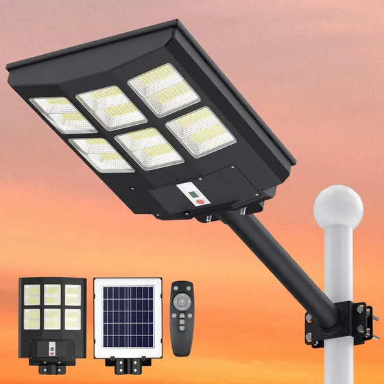 Imaihom Farola Solar Para Exterior Luz Calle Led Energia Al