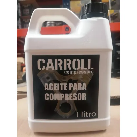 Aceite Para Compresor De Aire 1 Litro Carroll Color Ambar