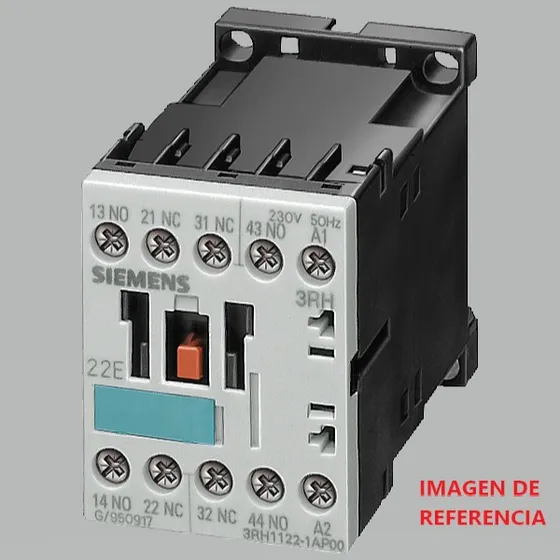 Contactor Auxiliar Rele Siemens 6a 220 3rh1122-1af00 2no+2nc