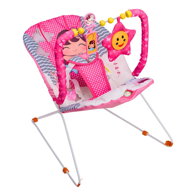 Cadeirinha Bebê Descanso Musical Vibratória Rosa Maxi Baby Cadeirinha Bebê Descanso Musical Vibratória Rosa Maxi Baby
