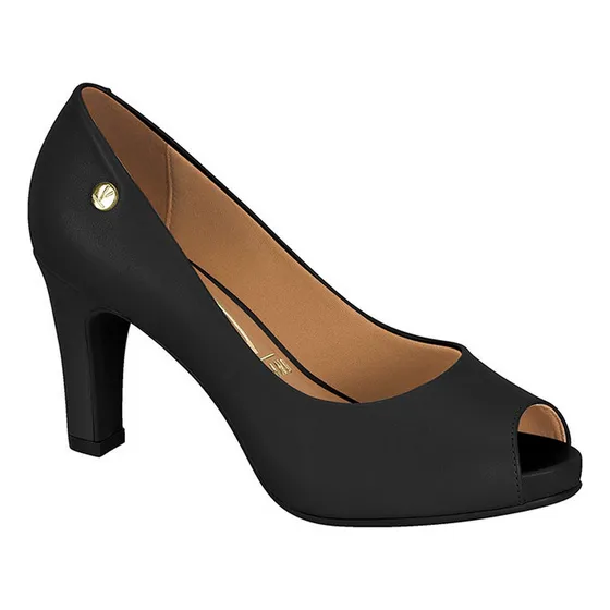 Sapato Feminino Salto Alto Elegante Vizzano Peeptoe 1840.300