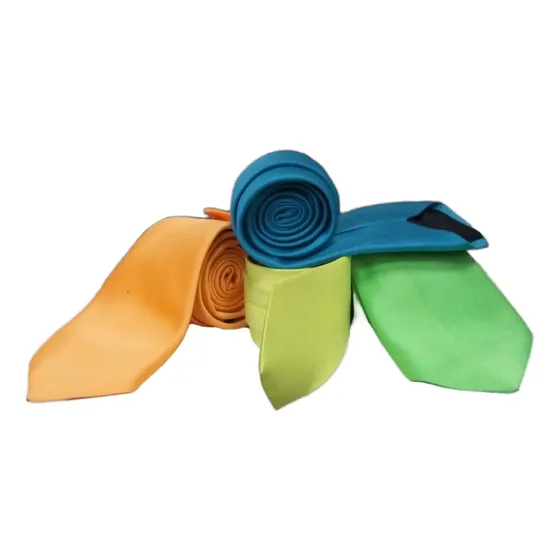 Corbata Slim Unicolor De Caballero