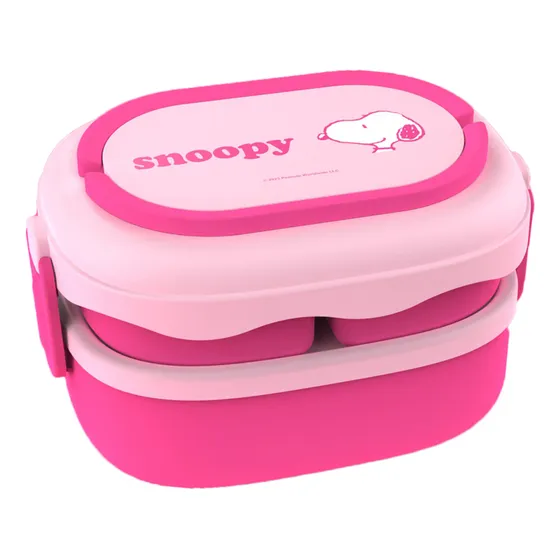 Caja Bento Deble Capa Snoopy