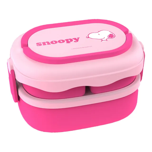 Caja Bento Deble Capa Snoopy