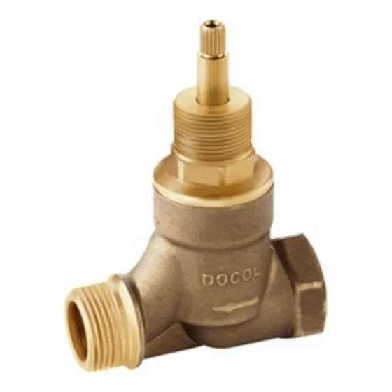 Registro Cerâmico 1/2 volta Docol 3/4 569300 Anti horário Docol base