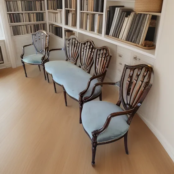 Galli Antiguo Juego Sillones Living Sala Inglés