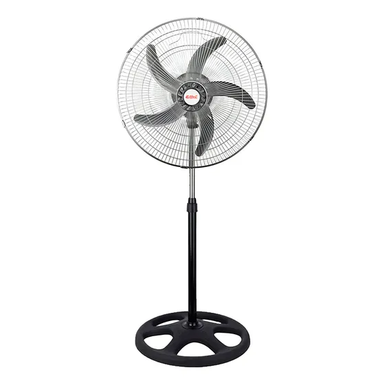 Ventilador 3 en 1 de Pie Turbo Pared 20 Pulgadas 100w Eiffel E-520 negro con 5 palas color plateado de metal 50 Hz 220 V