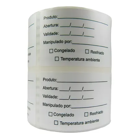 Kit 3.000 Etiqueta Anvisa Alimento Prazo Validade 60x40mm