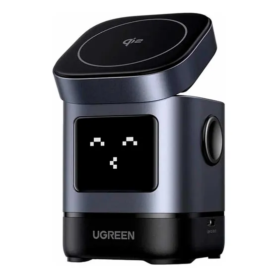 Cargador Ugreen Uno Robot Qi2 Magsafe 2 En 1 15w W709-45775