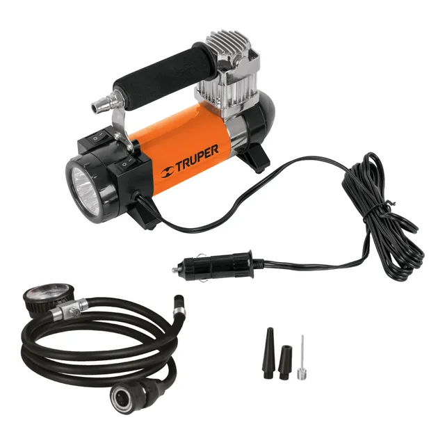 Compresor De Aire 12v Para Auto Truper 19999