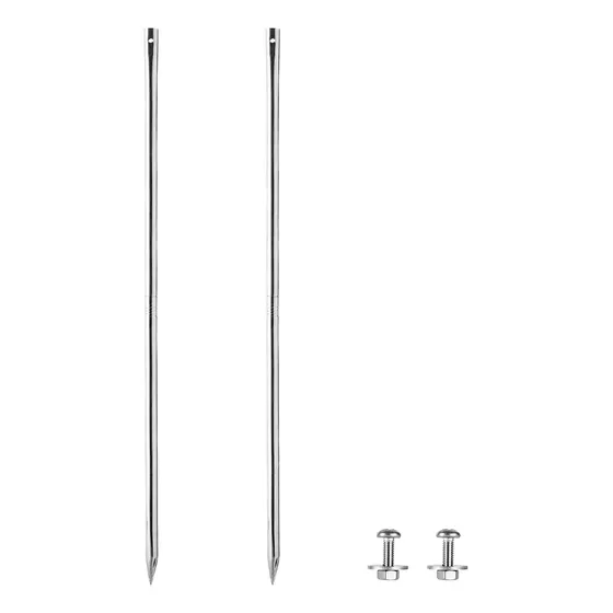Kichwit Estaca Metal Extra Larga 27.6  Para Letrero Patio