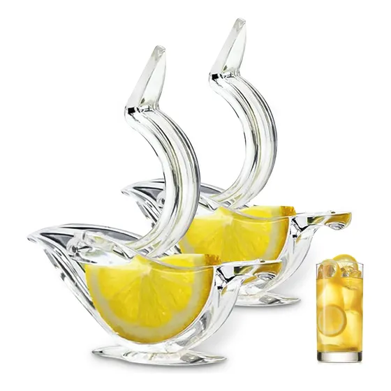 Velaco 2 Exprimidor Limon Manual Transparente Acrilico Forma