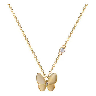 Collar De Mariposa De Opal Moda Femenina En Línea Popular Collar De Mariposa De Opal Moda Femenina En Línea Popular