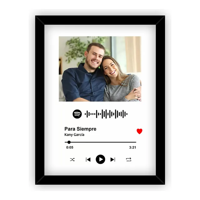 Portaretrato Código Spotify Personalizado