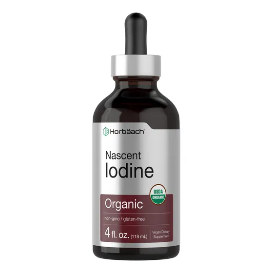 Suplemento Horbäach Nascent Yodo 325 Mcg 120 Ml Vegan Organi
