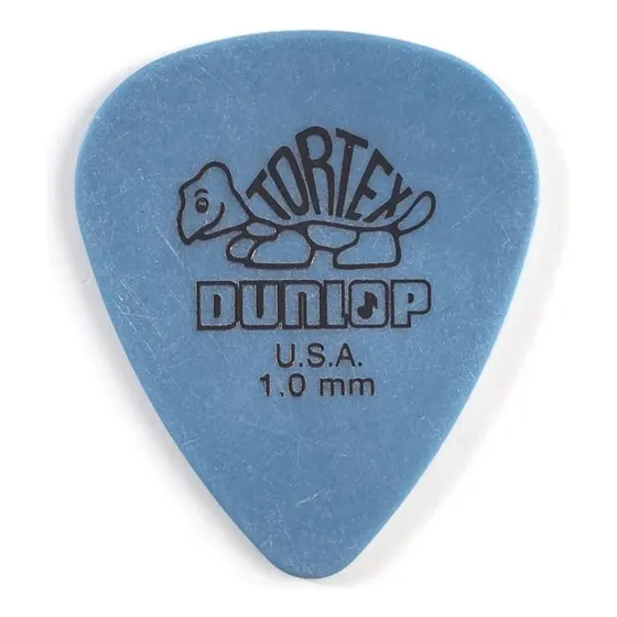 Palheta Tortex 1,00mm Dunlop Azul
