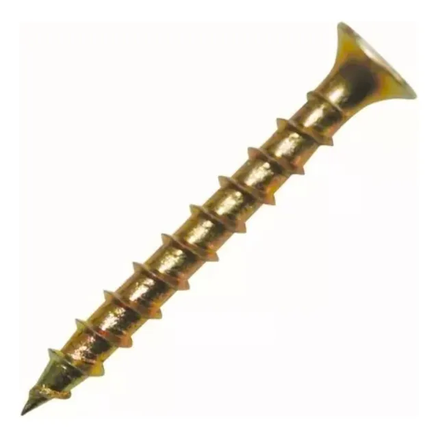Tornillo Autoperforante Fix Dorado 3.5 X 15 X 200 Unidades