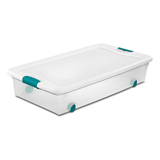 Caja Contenedor Organizador Almacenamiento Bajo Cama 53 L Caja Contenedor Organizador Almacenamiento Bajo Cama 53 L