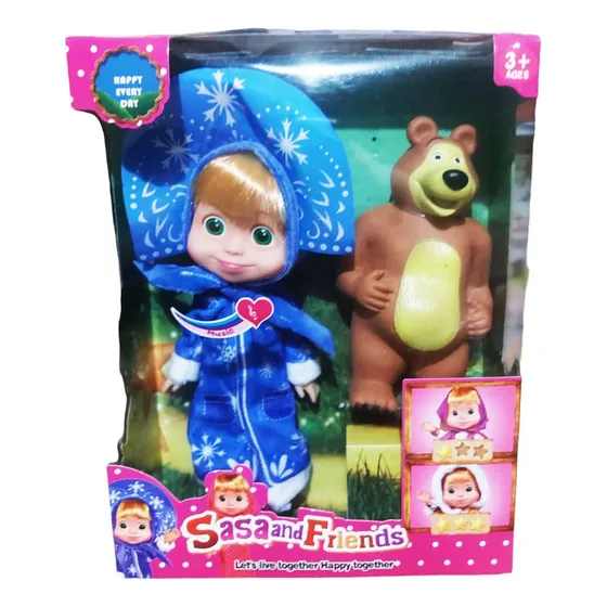 Masha Y El Oso Muñeca Importada