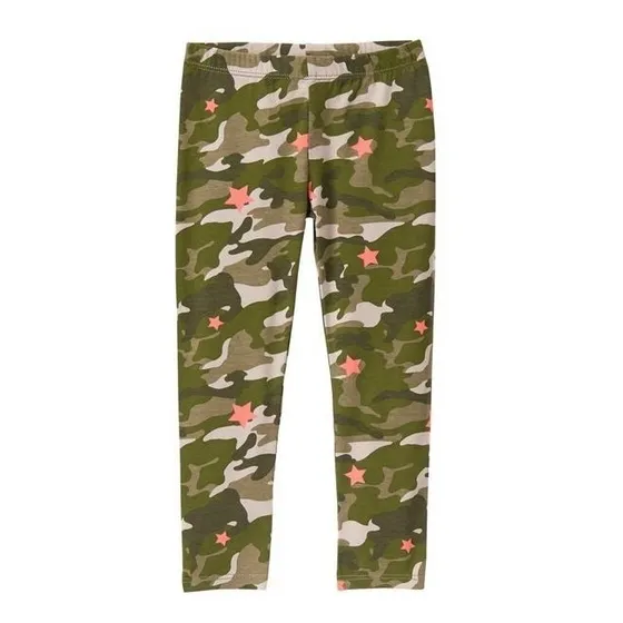 Legging Calza Crazy8 Camuflada Verde Algodón Nenas Niñas