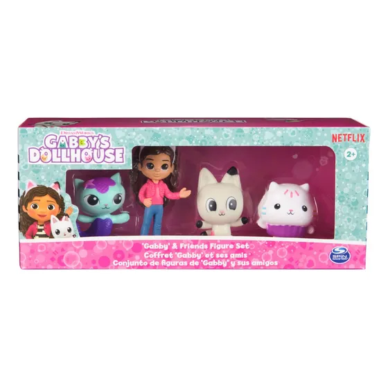 Pack 4 Mini Figuras De La Casa De Muñecas De Gabby